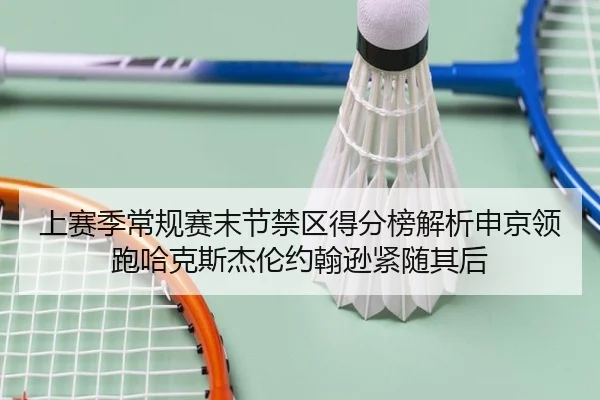 上赛季常规赛末节禁区得分榜解析申京领跑哈克斯杰伦约翰逊紧随其后